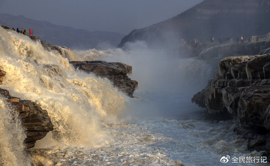 冬天的壶口,冬日小壶口