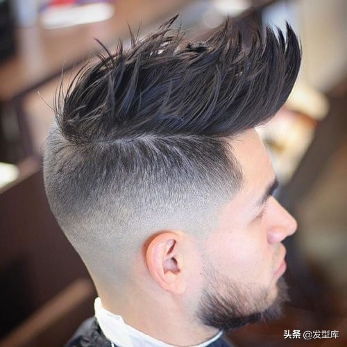 常见的飞机头,颓废莫霍克发型