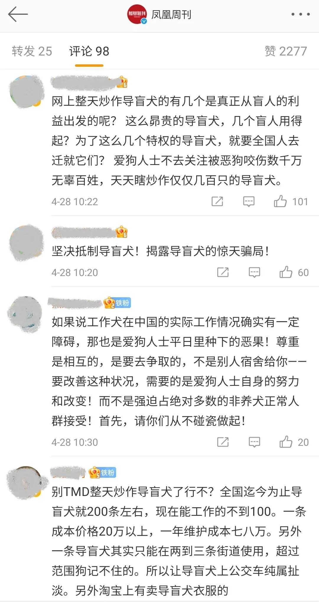 导盲犬被热议视频,导盲犬为什么被指责