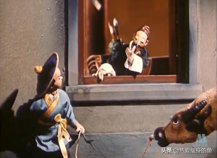 国风皮影戏人物绘画,国风木偶