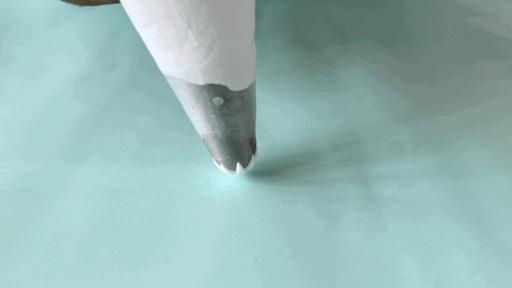 向日葵裱花手法教程简单易学,蛋糕裱花入门基础手法