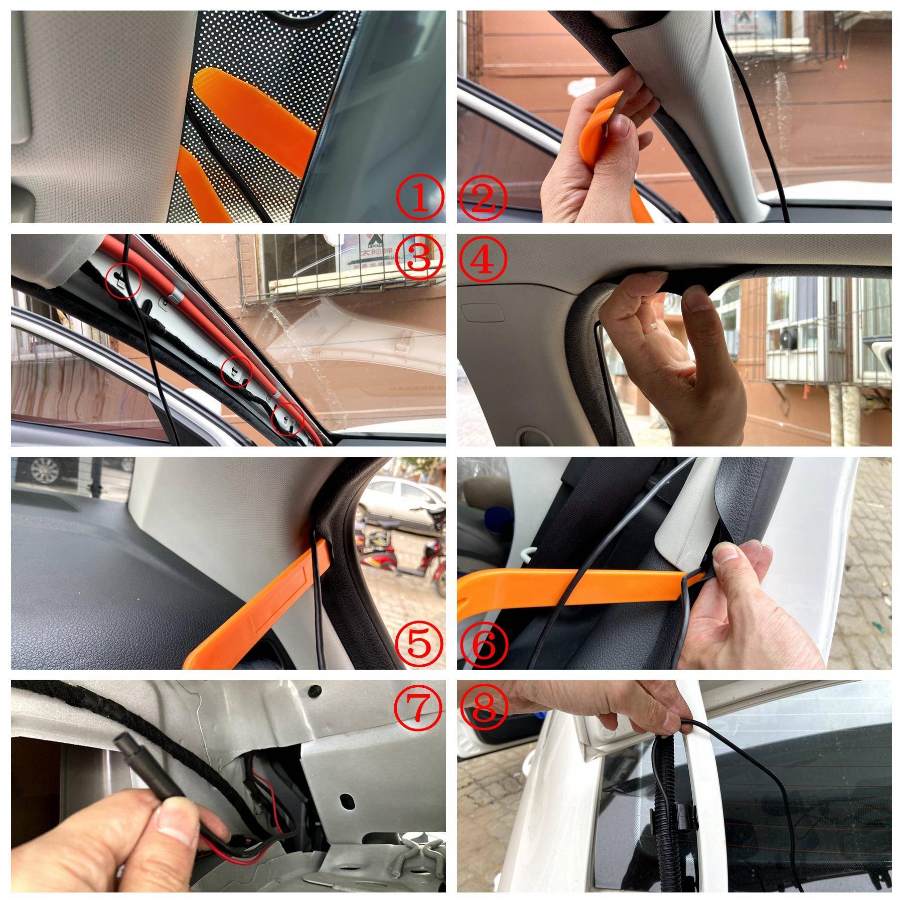 安装后视镜标准化操作,加装流媒体后视镜的安装操作方法