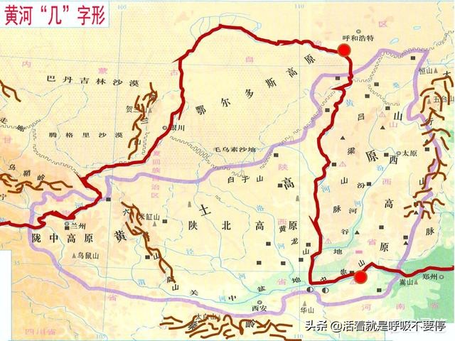 黄河为什么在甘肃向北绕开陕西,黄河为什么不能靠近它的源头