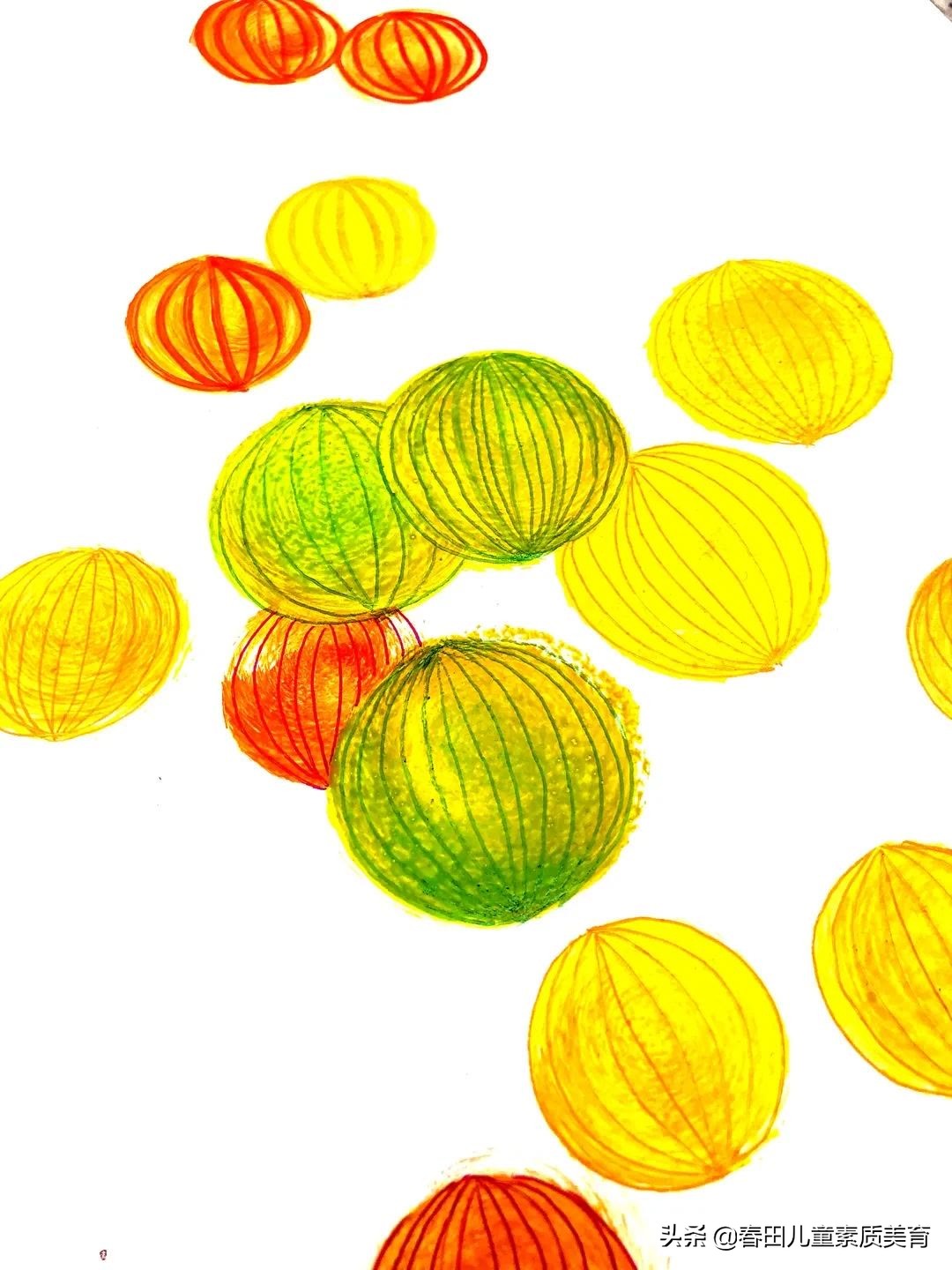 教程|适用于三年级以上—少儿美术课程《灯笼果》