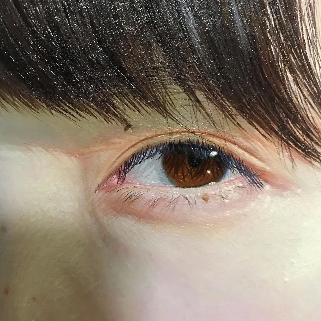 日本90后画家超写实绘画作品欣赏,日本画家画小清新少女