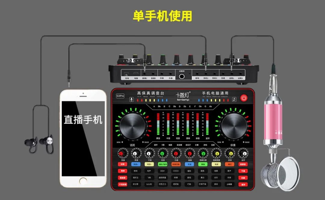 十盏灯g3声卡使用教程,十盏灯g3pro声卡详细教程