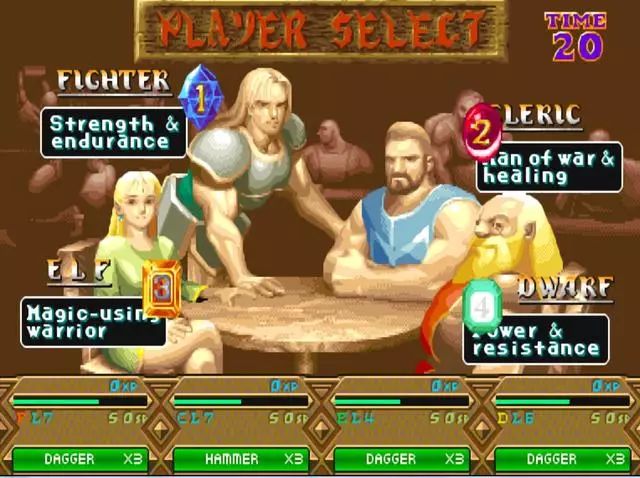 盘点街机四人玩的游戏,四人玩的街机游戏冷门