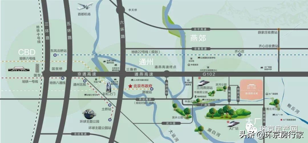 北京副中心生活区落户大厂哪里,北京副中心大厂后花园