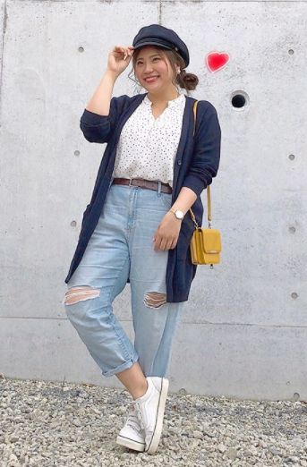 166130斤胖女孩穿搭,矮胖女生穿搭合集