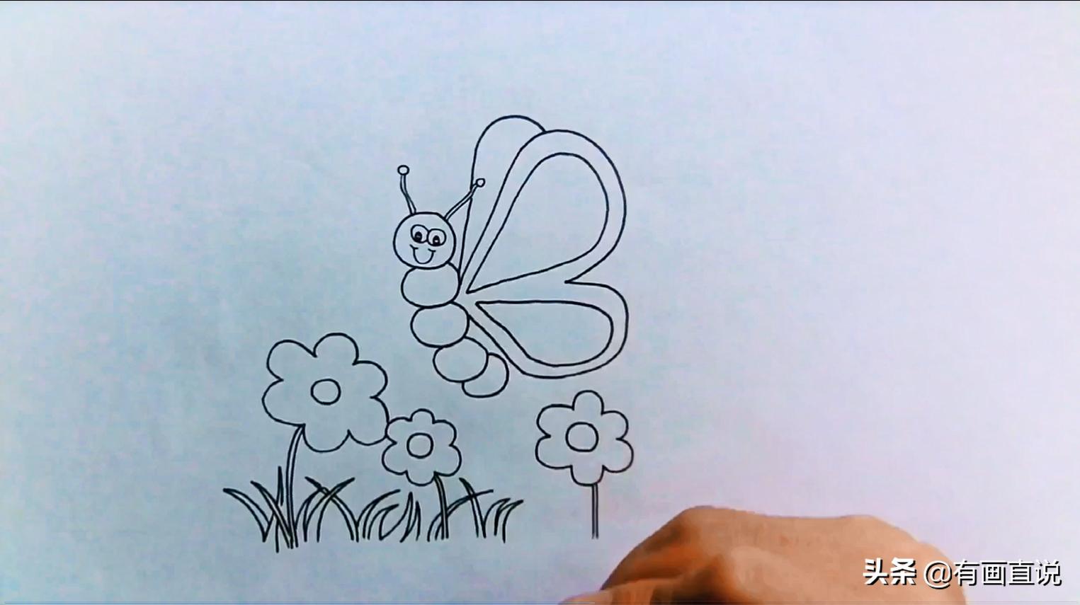 儿童画画教程3-6岁简笔画小公主,7-10岁儿童画画hellokitty简笔画