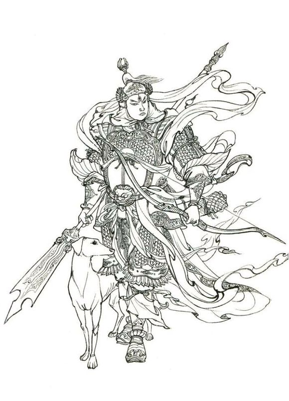 二郎神杨戬的造型,二郎神杨戬的形象