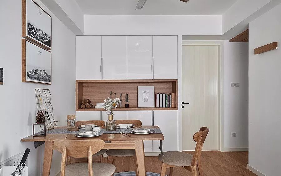 定制餐边柜子不显压抑,定制餐边柜留空