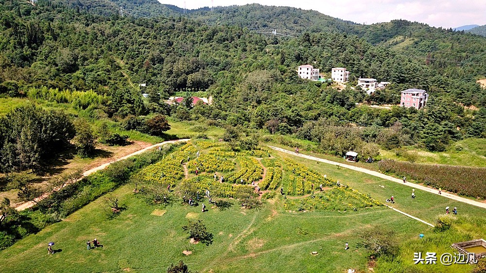 航拍一个村寨,航拍最美山谷风景