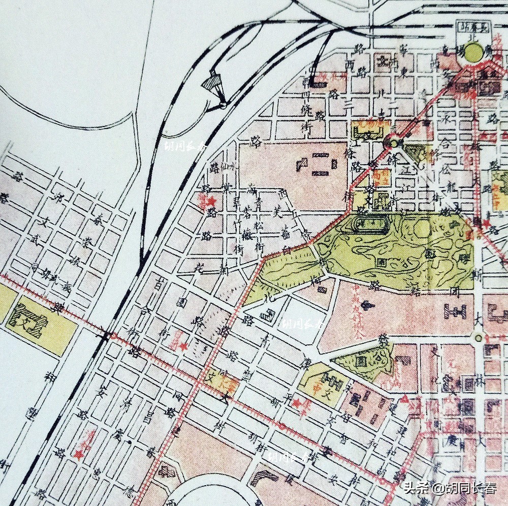 长春百合街在哪里,消失的胡同地点