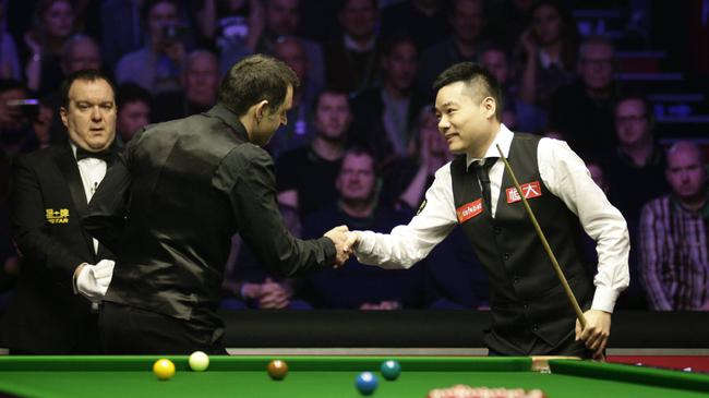 斯诺克英格兰公开赛丁俊晖签表,目前奥沙利文丁俊晖交手记录