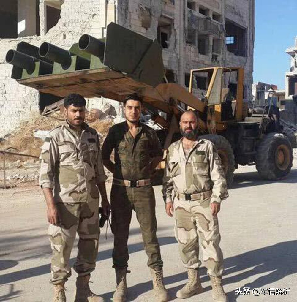 叙利亚煤气罐迫击炮真实威力,叙利亚土制武器