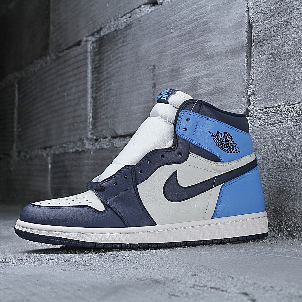 aj1黑曜石北卡蓝搭什么裤子,aj1黑曜石北卡蓝上脚