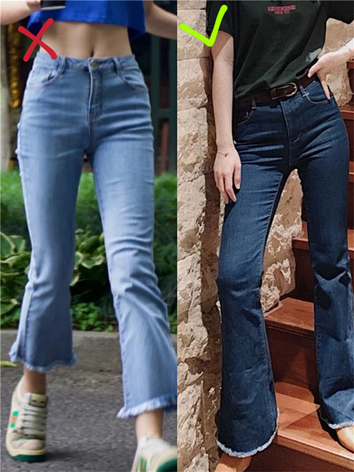 如何改善胯宽身材穿搭,胯宽腿粗显高显瘦裤子