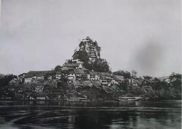 100年前中国风景建筑老照片,两亿多年前的景观