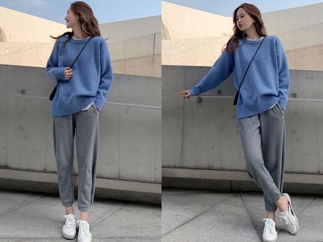 2023潮款哈伦裤配什么上衣好看,哈伦裤的潮流穿搭鞋子