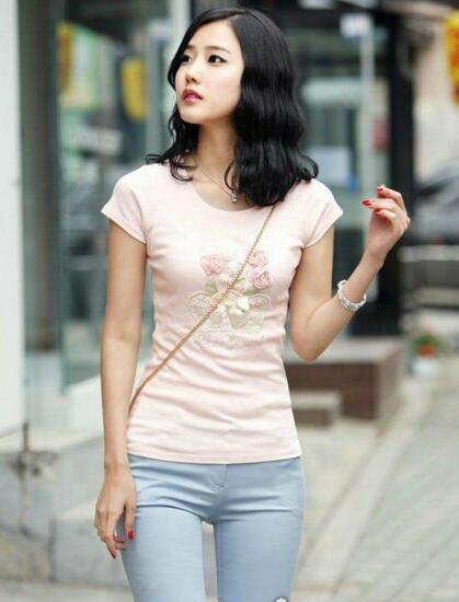 韩国最美牛仔裤美女金雅然,韩国第一美女模特金雅然高清照片