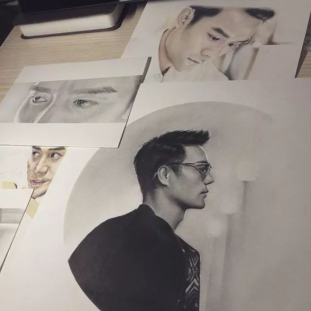 如何画出夸张的人物肖像画,当灵魂画手模仿大师作画