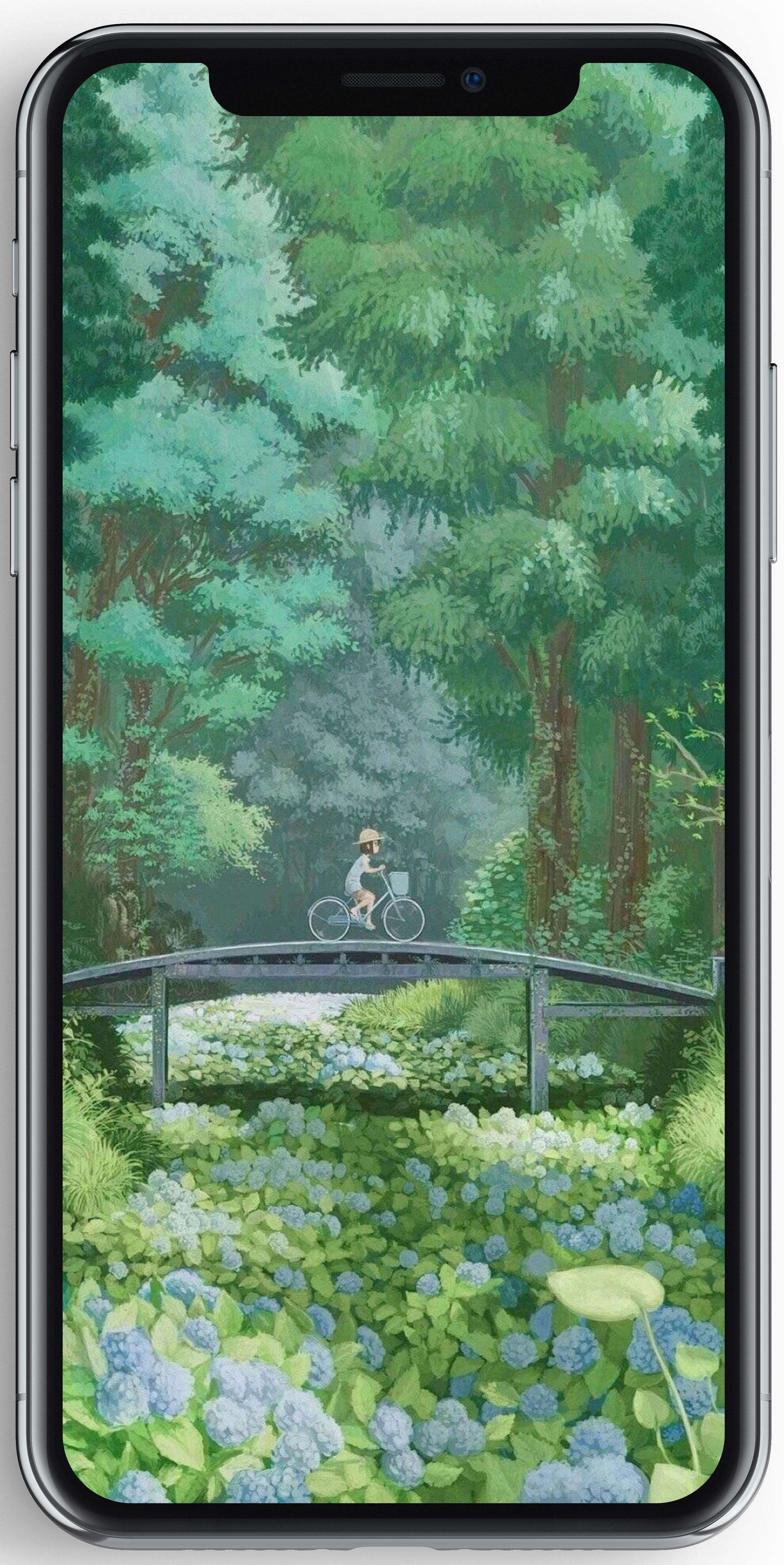 女人专用护眼绿色手机桌面壁纸,手机护眼壁纸高清绿色自然景色