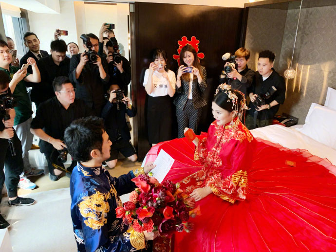 张晓晨马天宇吻戏,马天宇张晓晨婚礼