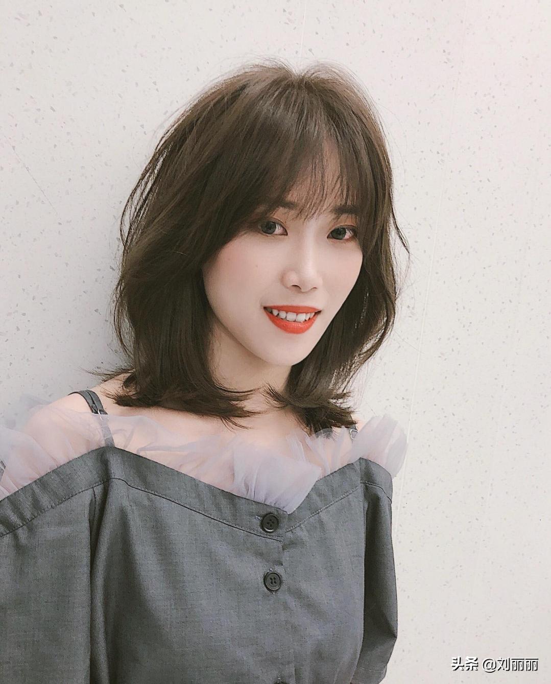 减龄锁骨发可扎可散的发型初恋头,锁骨发2023爆款洋气