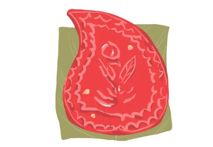 粉红色的甜桃,粉红色跟桃子一样的水果