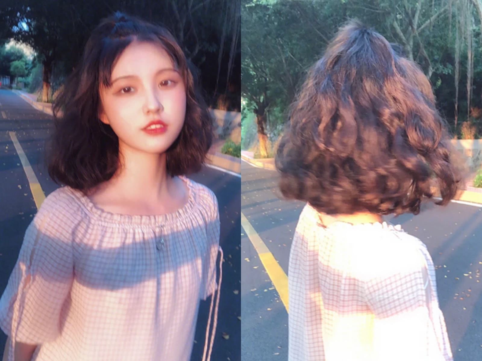 大脸短卷发怎么扎头发好看,短卷发戴帽子发型怎么扎好看