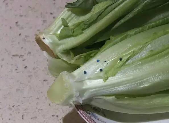 蔬菜上蓝色农药残留是啥,青菜叶上有蓝色东西是农药残留吗
