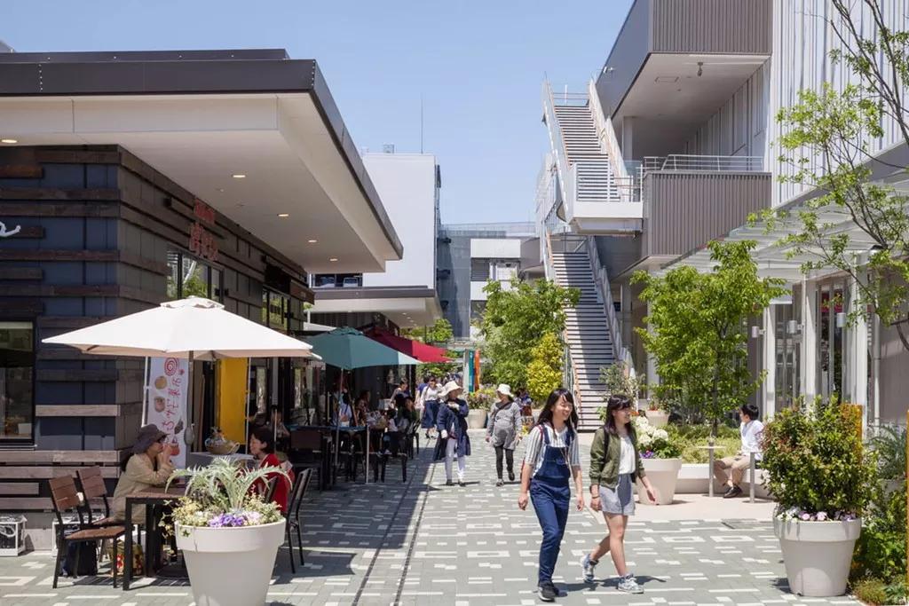 六七十年代商业街景观设计,复古商业街景观设计