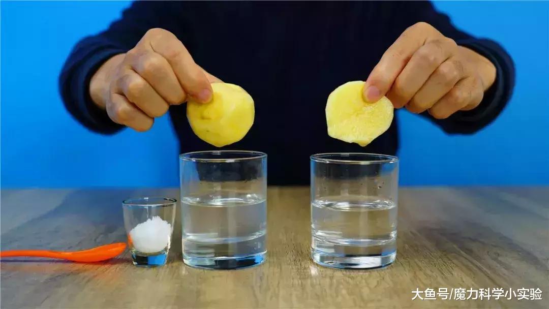 土豆放入水中水面为什么会上升,土豆放盐水变硬是什么原因
