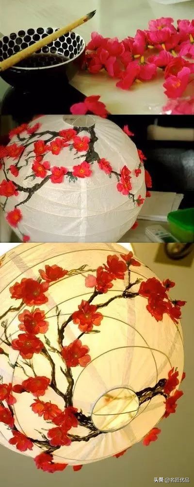 猪年手工制作纸灯笼,大红灯笼手工制作简约过年