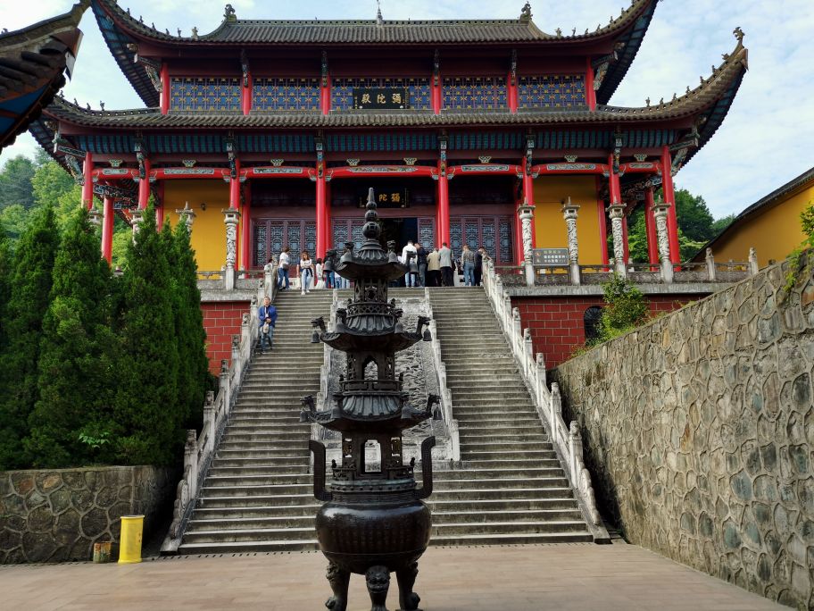 深山藏古寺图片欣赏,九华山四大丛林古寺