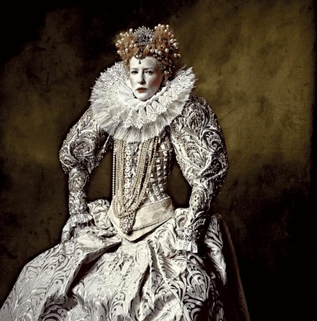 伊丽莎白一世时期服饰风格,伊丽莎白一世平胸礼服