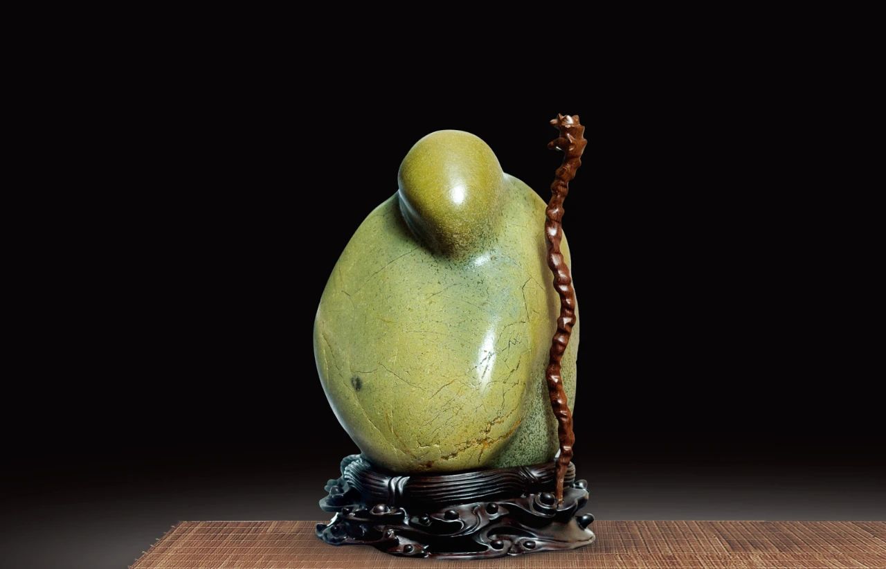 难得一见的赏石,福禄寿赏石