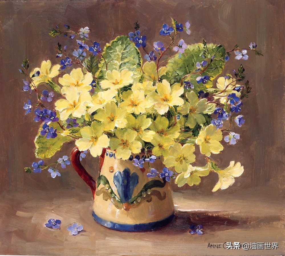 花开了,我便画花!花谢了,我便画自己!