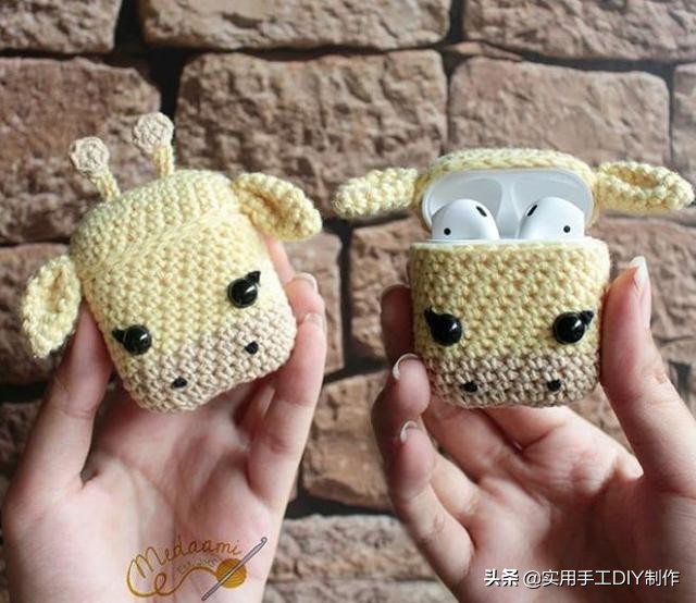 针织手机壳教程全部,萌萌的手机套编织