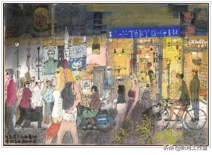 卢禹舜中国画欣赏,卢禹舜先生山水画创作