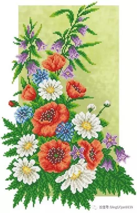 十字绣绣花图纸,十字绣刺绣花图