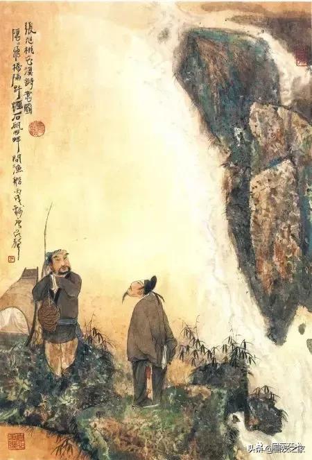 经典古诗词国画好看,当唐诗遇上国画