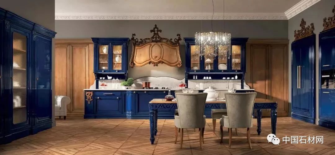 大理石设计厨房,厨房大理石极简风格