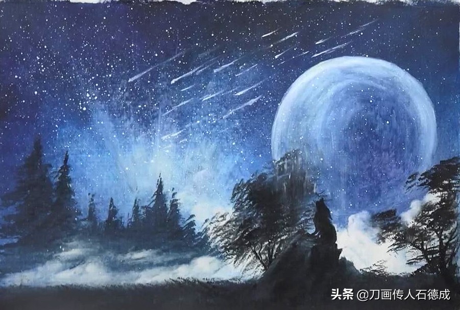 6-12岁星空绘画教程,绘画星空教程简单四年级