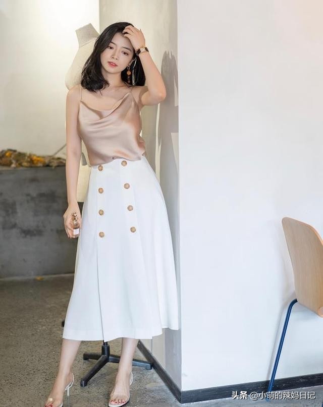 三木半身裙新款春秋,三木大码冬显瘦不规则毛呢半身裙