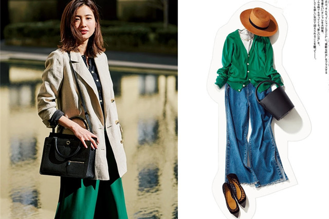 对黄皮比较友好显白的墨绿色,黄皮穿绿色还是蓝色显白