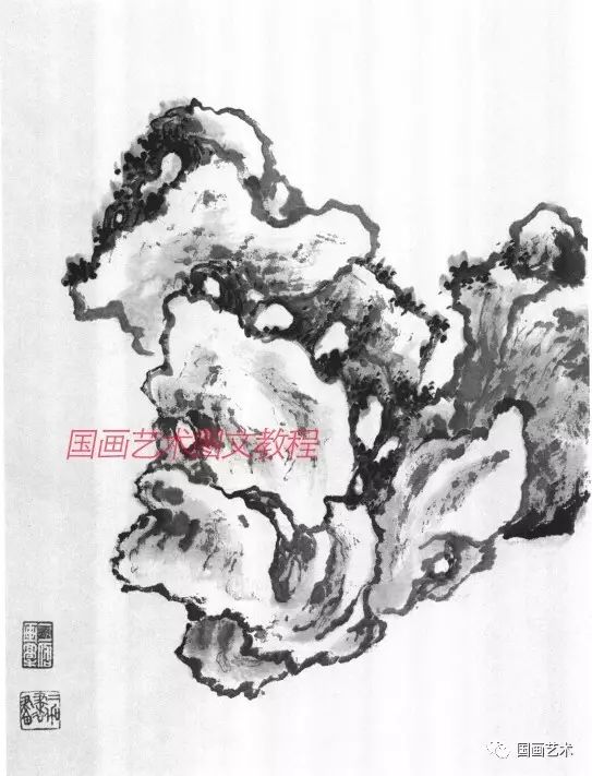 老春山水画基础技法,中国山水画技法教学王岳岗
