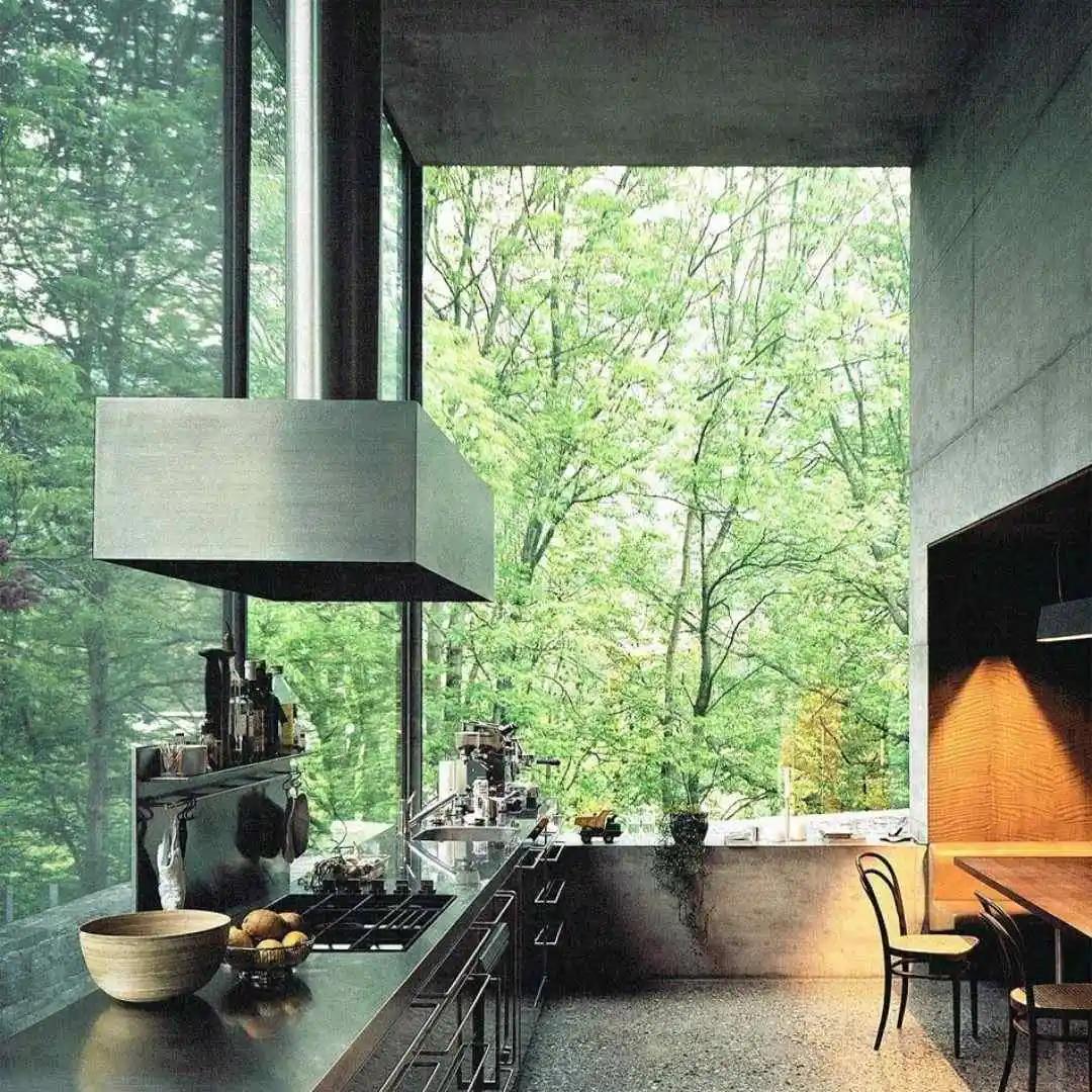 高颜值不锈钢台面橱柜,不锈钢大理石橱柜