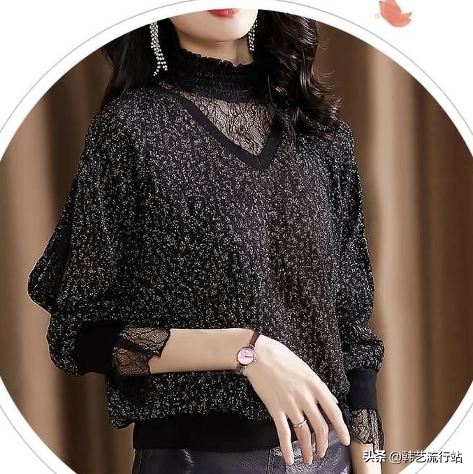 韩版穿搭女装高级感春,女装毛衣新款韩风搭配